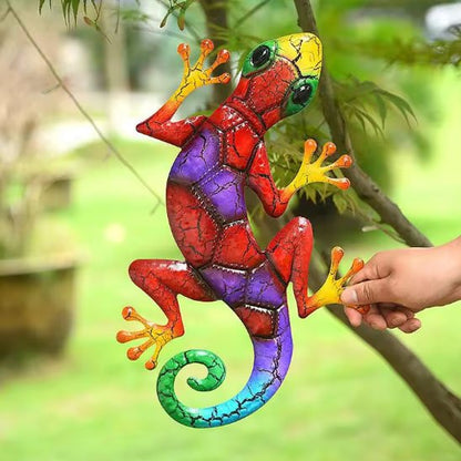 décoration-murale-Lézard-rouge