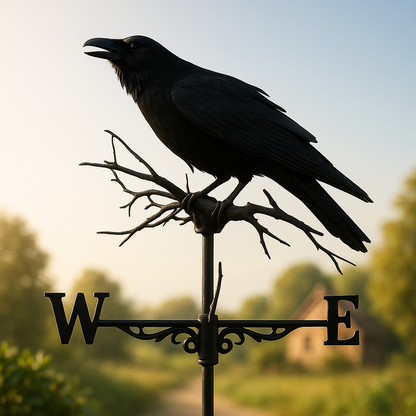 girouette-corbeau-métal